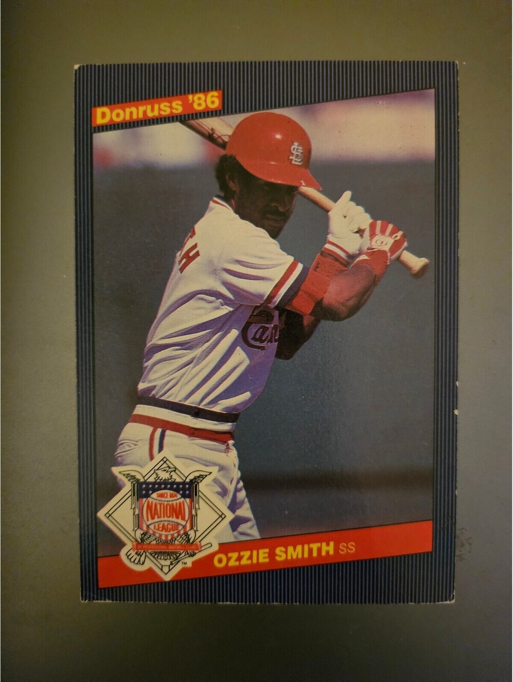 1986 Donruss Action All-Stars Ozzie Smith #8 - jumbo card - as shown as is